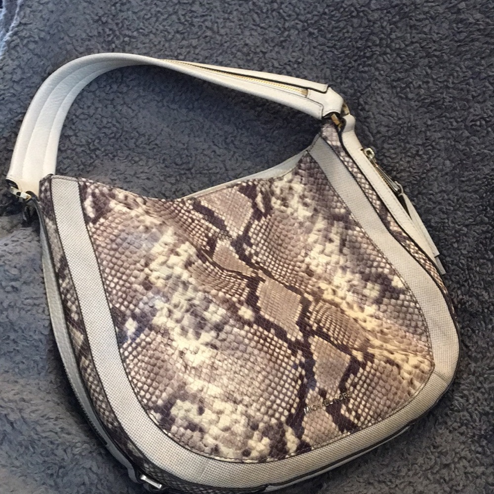 Michael Kors snakeskin shoulder bag